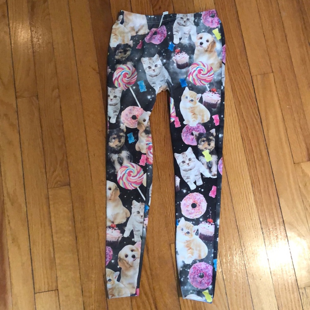 Leggings for girls fun pattern size Med/Large